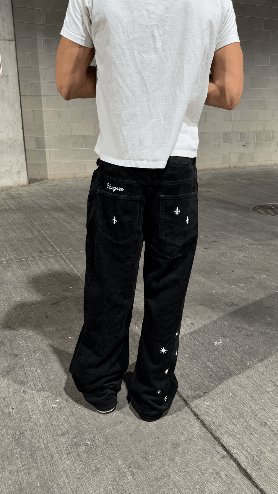Corduroy Star Pants - Vanqore